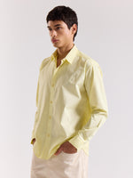 Load image into Gallery viewer, Lemon Yellow Poplin Shirt