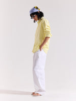 Load image into Gallery viewer, Lemon Yellow Poplin Shirt