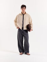 Load image into Gallery viewer, Light Beige Corduroy Oversized Shirt