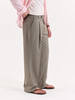 Load image into Gallery viewer, Light Sage Baggy Fit Trousers