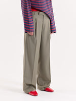 Load image into Gallery viewer, Light Sage Baggy Fit Trousers