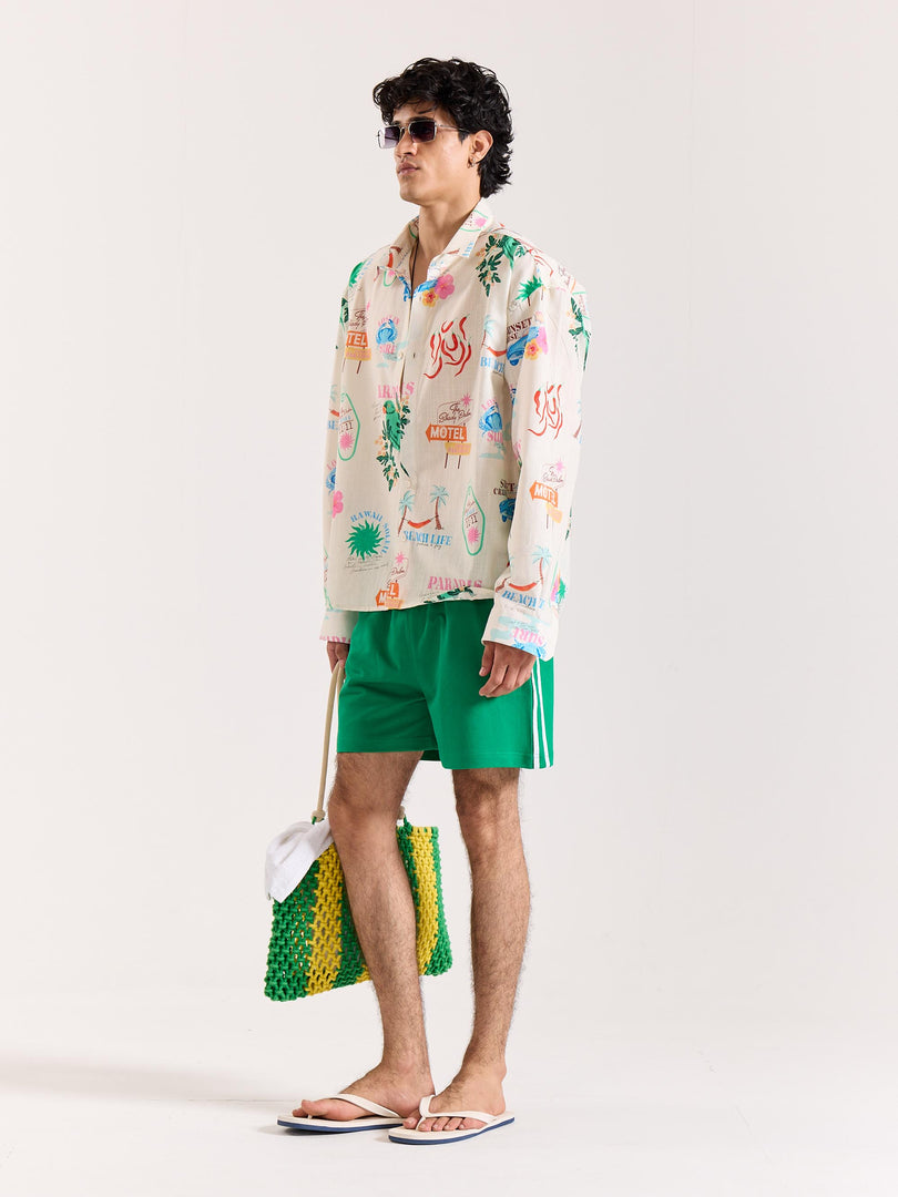 Lost in Paradise Printed Shirt