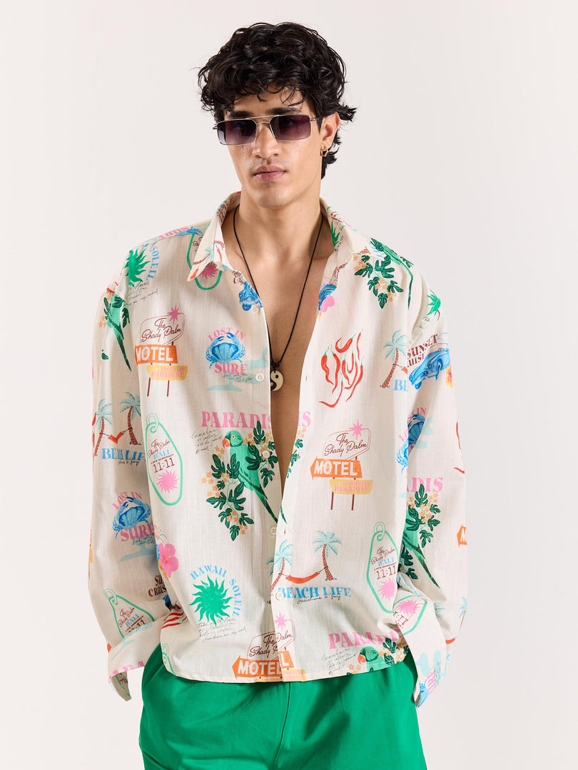 Lost in Paradise Printed Shirt