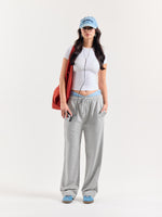 Load image into Gallery viewer, Marl Grey Loose Fit Sweatpants