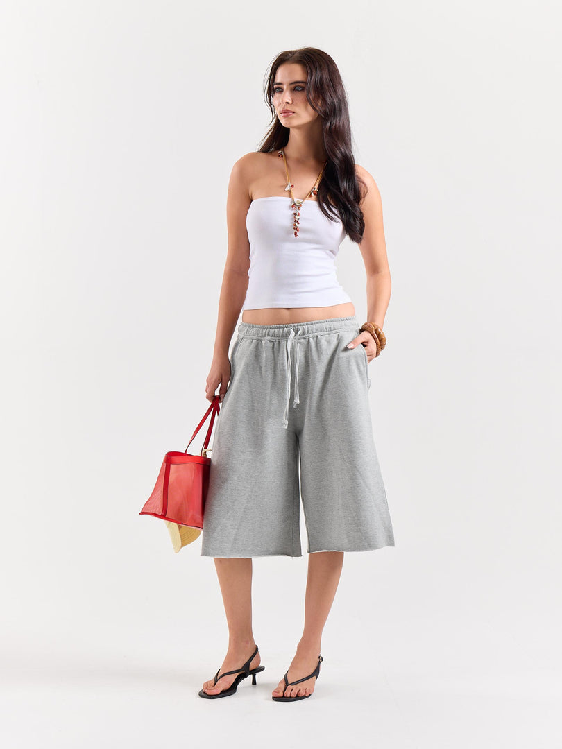 Marl Grey Sweat Jorts