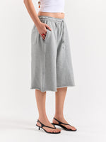 Load image into Gallery viewer, Marl Grey Sweat Jorts