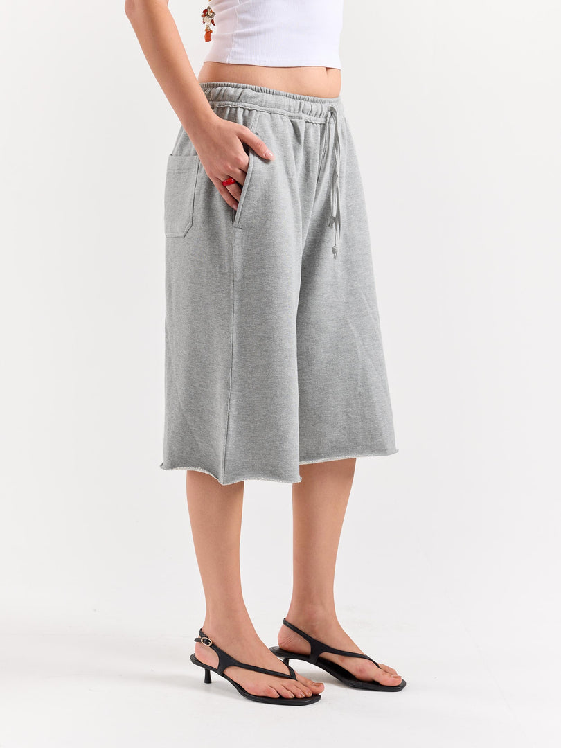 Marl Grey Sweat Jorts