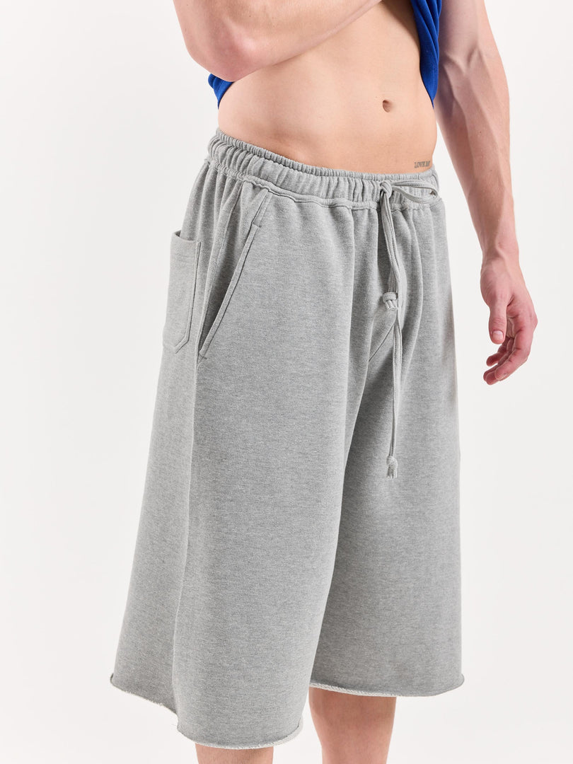 Marl Grey Sweat Jorts