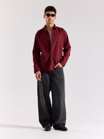 Load image into Gallery viewer, Maroon Poplin Shirt