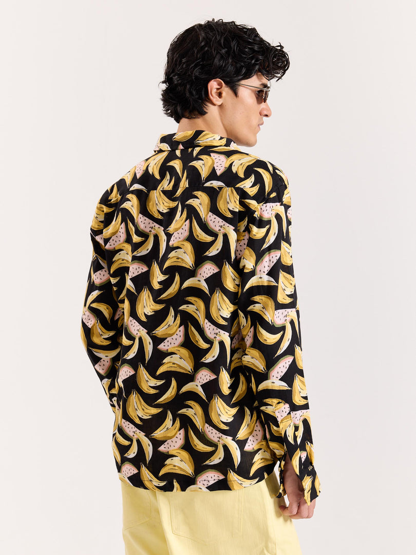 Monkey Business Gauze Holiday Shirt