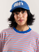 Load image into Gallery viewer, Multicolour Striped Loose Fit Cropped T-Shirt