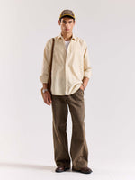 Load image into Gallery viewer, Relaxed Fit Mustard Striped Shirt