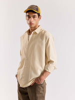 Load image into Gallery viewer, Relaxed Fit Mustard Striped Shirt