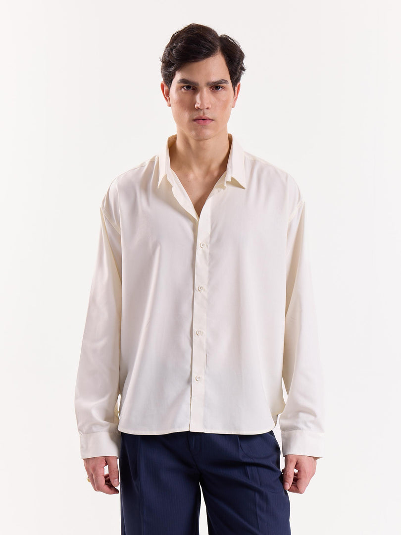 Natural Pearl - Drape Shirt