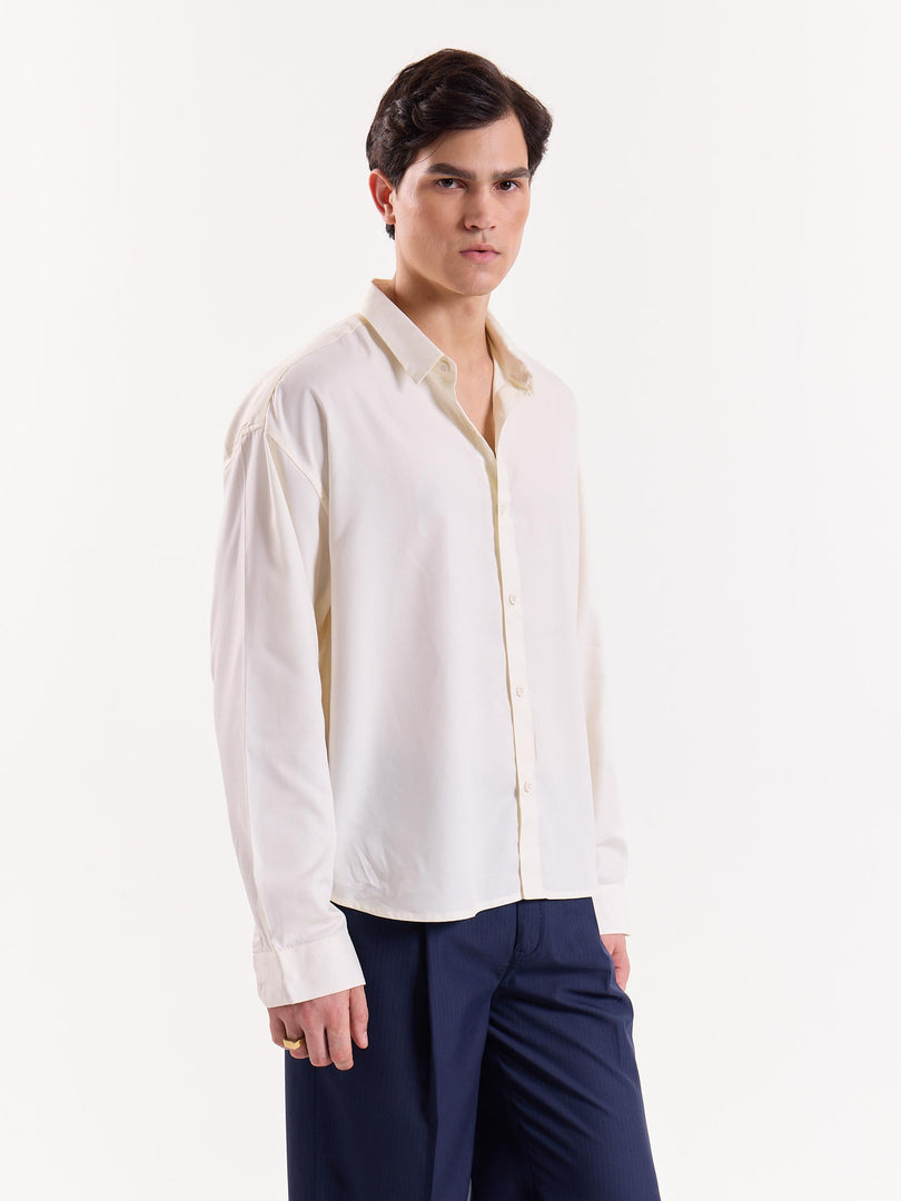Natural Pearl - Drape Shirt