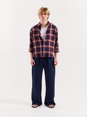 Navy Blue Loose Fit Sweatpants