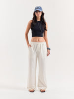 Load image into Gallery viewer, Off White Loose Fit Sweatpants