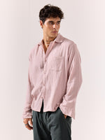 Load image into Gallery viewer, Pale Pink Gauze Holiday Shirt