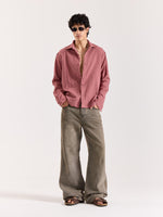 Load image into Gallery viewer, Dusty Pink Polka Dot Gauze Holiday Shirt