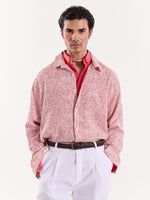 Load image into Gallery viewer, Pink Spotted Animal Printed Cropped Shirt