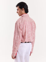 Load image into Gallery viewer, Pink Spotted Animal Printed Cropped Shirt