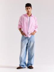 Pink Poplin Shirt