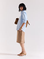 Load image into Gallery viewer, Powder Blue Poplin Shirt