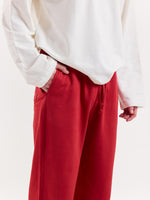 Load image into Gallery viewer, Red Loose Fit Sweatpants