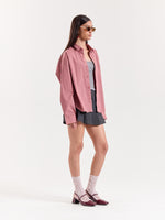 Load image into Gallery viewer, Red Small Checkered Cropped Shirt