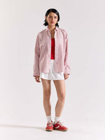 Load image into Gallery viewer, Relaxed Fit Red Striped Shirt