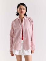 Load image into Gallery viewer, Relaxed Fit Red Striped Shirt