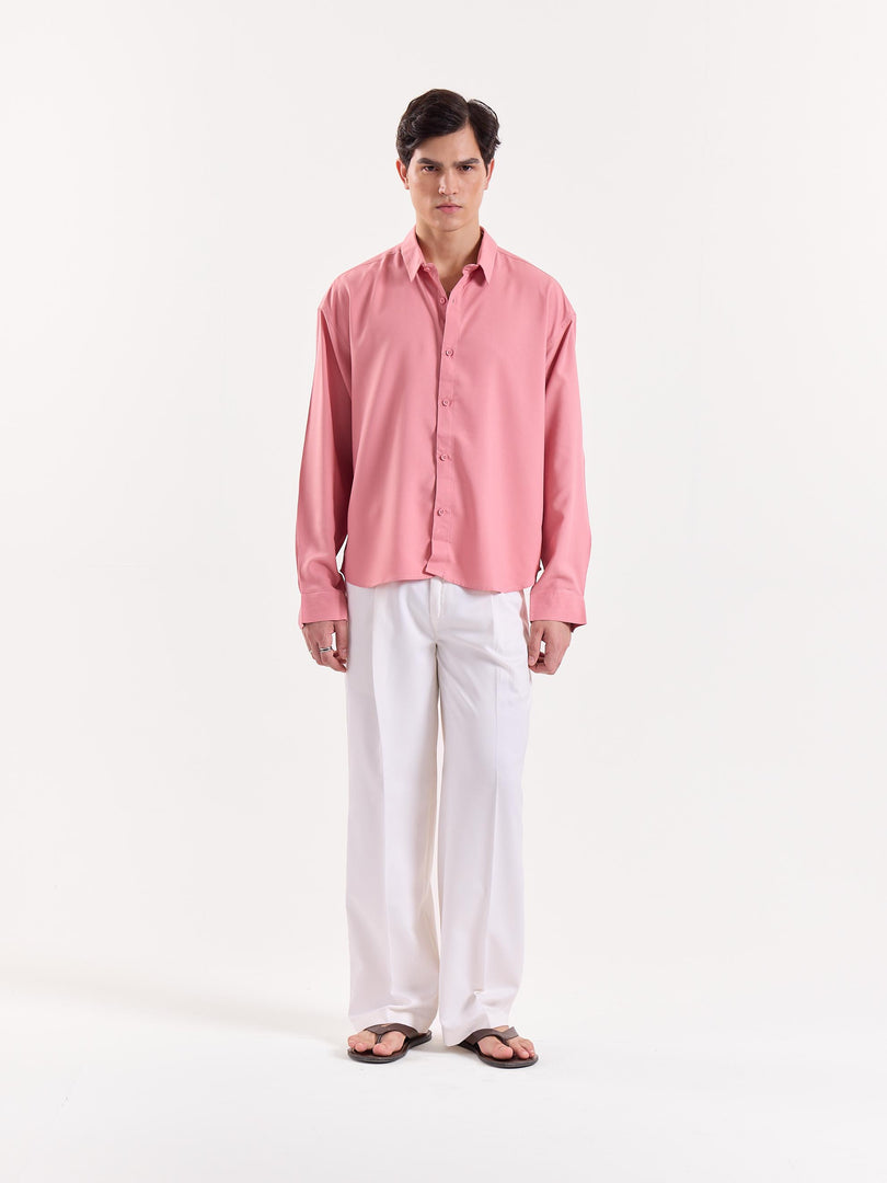 Rose Quartz - Drape Shirt