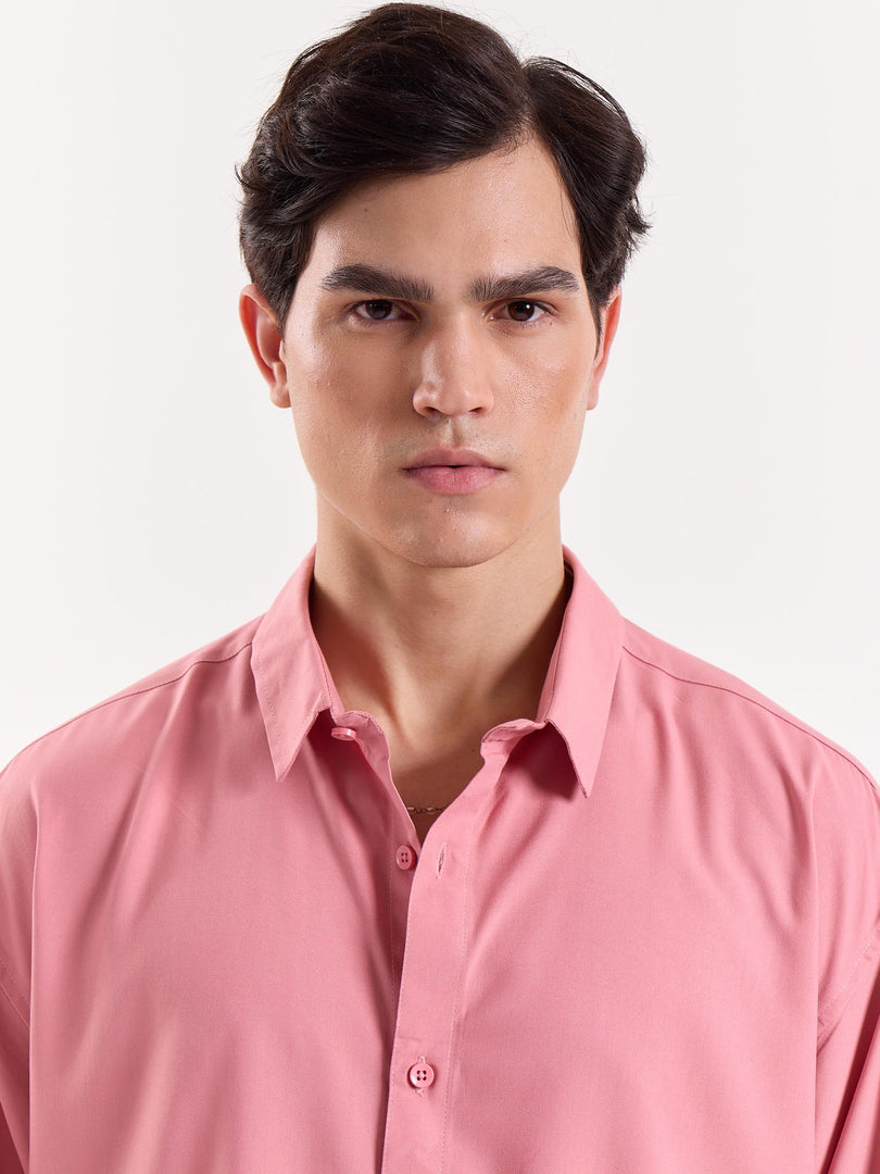 Rose Quartz - Drape Shirt