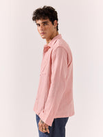 Load image into Gallery viewer, Salmon Pink Gauze Holiday Shirt ( Pre-Order )