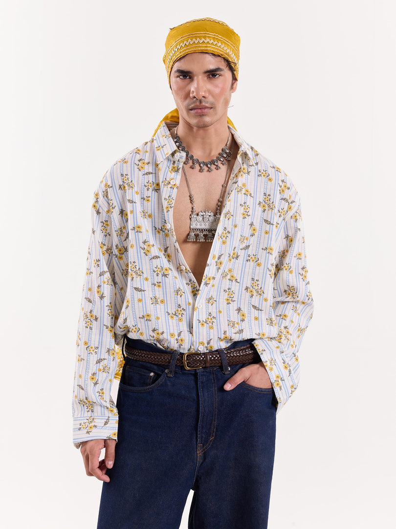 Sarson Ke Phool - Cropped Shirt