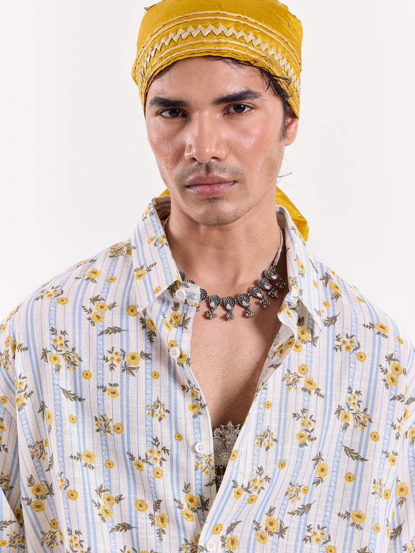 Sarson Ke Phool - Cropped Shirt