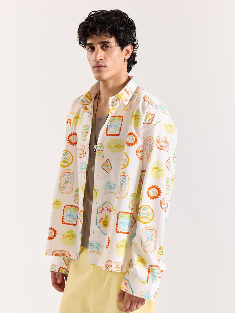 Tuscan Summer Printed Shirt