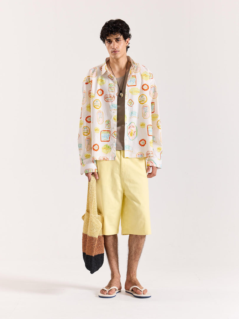 Tuscan Summer Printed Shirt