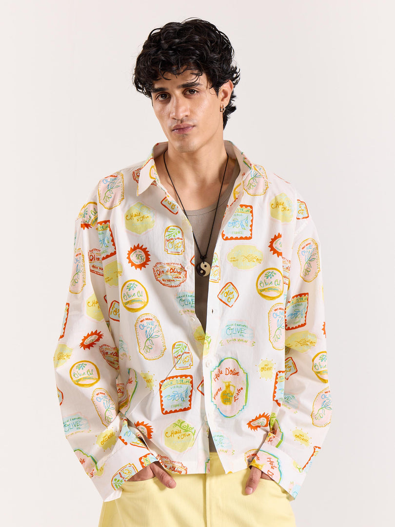Tuscan Summer Printed Shirt
