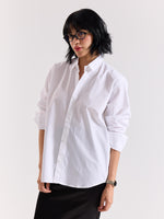 Load image into Gallery viewer, White Poplin Shirt