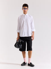 White Poplin Shirt