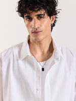 Load image into Gallery viewer, White Seersucker Holiday Shirt