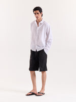 Load image into Gallery viewer, White Textured Oversized Cropped Shirt