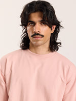 Load image into Gallery viewer, Dusty Pink Loose Fit Cropped T-Shirt