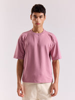 Load image into Gallery viewer, Mauve Loose Fit Cropped T-Shirt