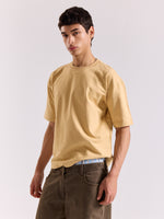 Load image into Gallery viewer, Beige Loose Fit Cropped T-Shirt